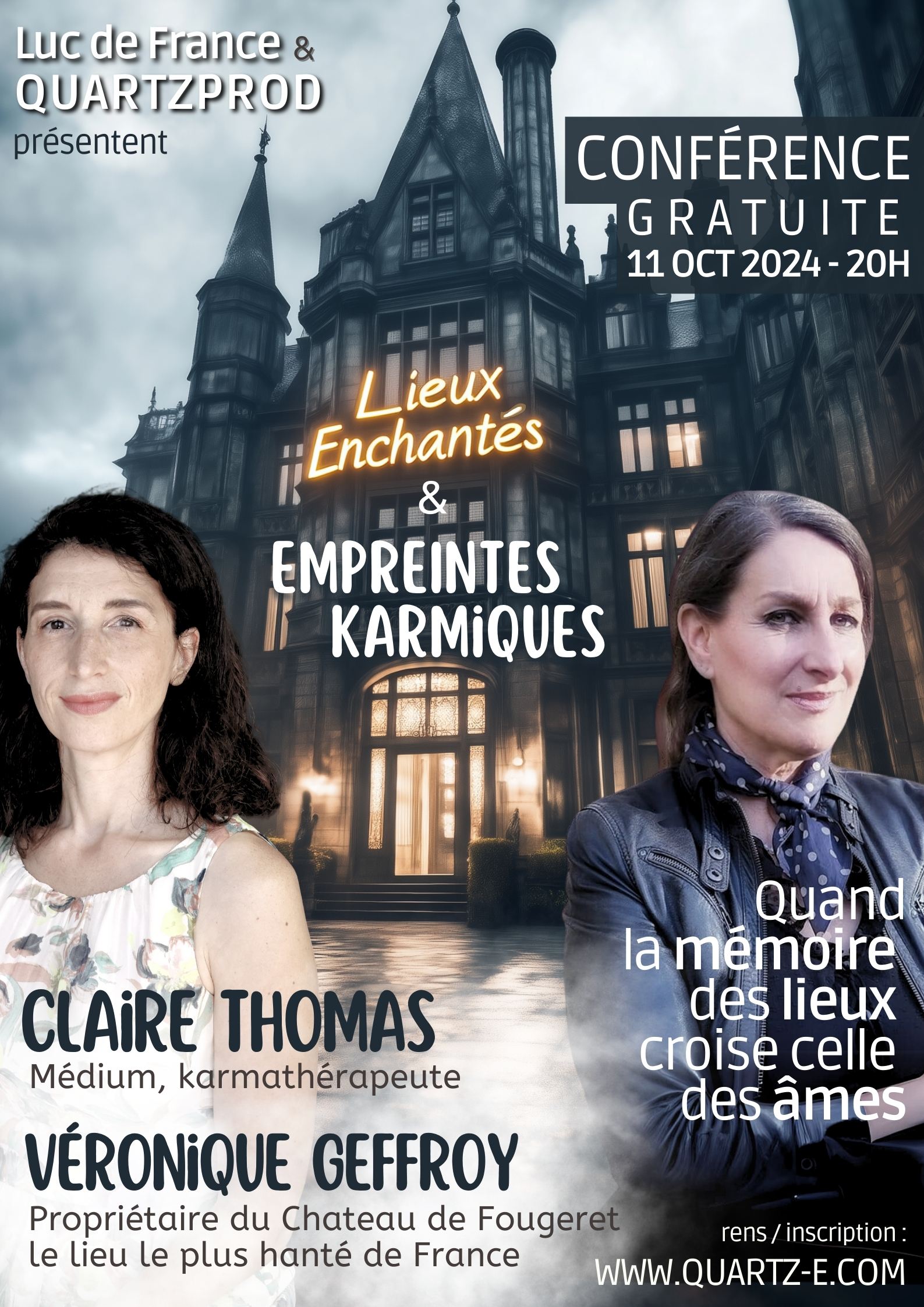 Conférence en ligne : Lieux enchantés et Empreintes karmiques